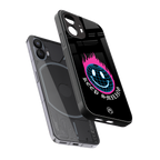 keep smiling back phone cover | glass case for nothing phone 2