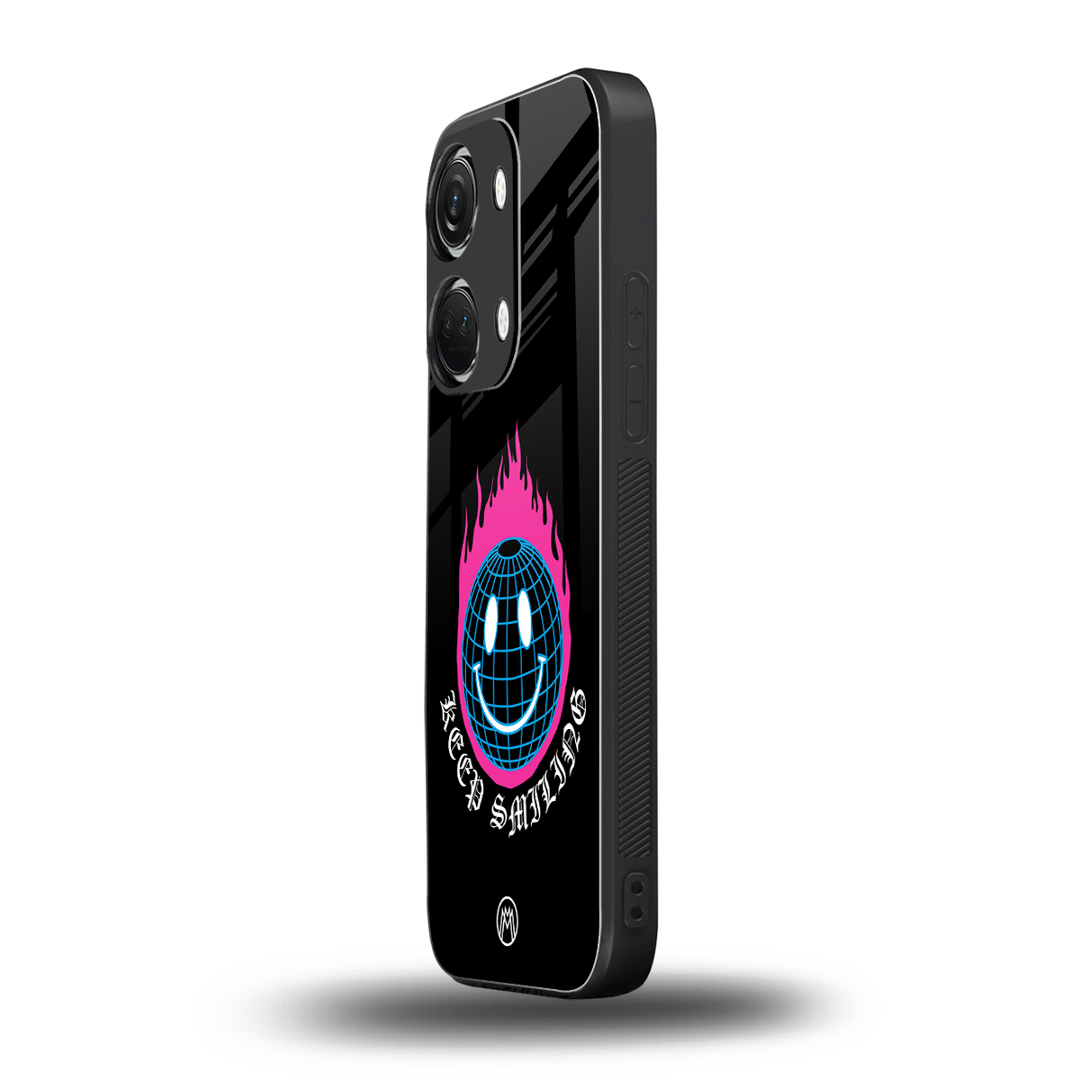 keep smiling back phone cover | glass case for oneplus nord 3