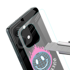 keep smiling back phone cover | glass case for oneplus nord 3