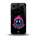 keep smiling back phone cover | glass case for oneplus nord 4