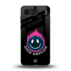 keep smiling back phone cover | glass case for oneplus nord 4