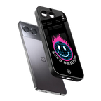 keep smiling back phone cover | glass case for oneplus nord 4
