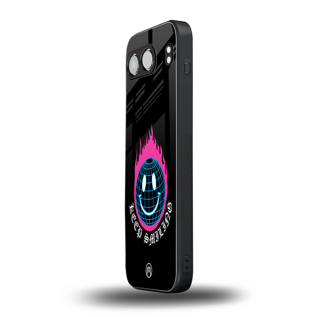 keep smiling back phone cover | glass case for oneplus nord 4