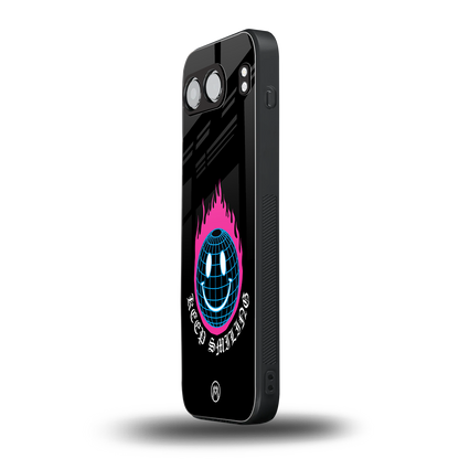 keep smiling back phone cover | glass case for oneplus nord 4