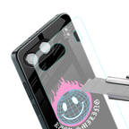 keep smiling back phone cover | glass case for oneplus nord 4