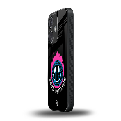 keep smiling back phone cover | glass case for oneplus nord ce 3