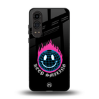 keep smiling back phone cover | glass case for oneplus nord ce 4 lite