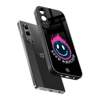 keep smiling back phone cover | glass case for oneplus nord ce 4 lite
