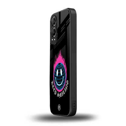 keep smiling back phone cover | glass case for oneplus nord ce 4 lite