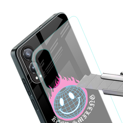 keep smiling back phone cover | glass case for oneplus nord ce 4 lite