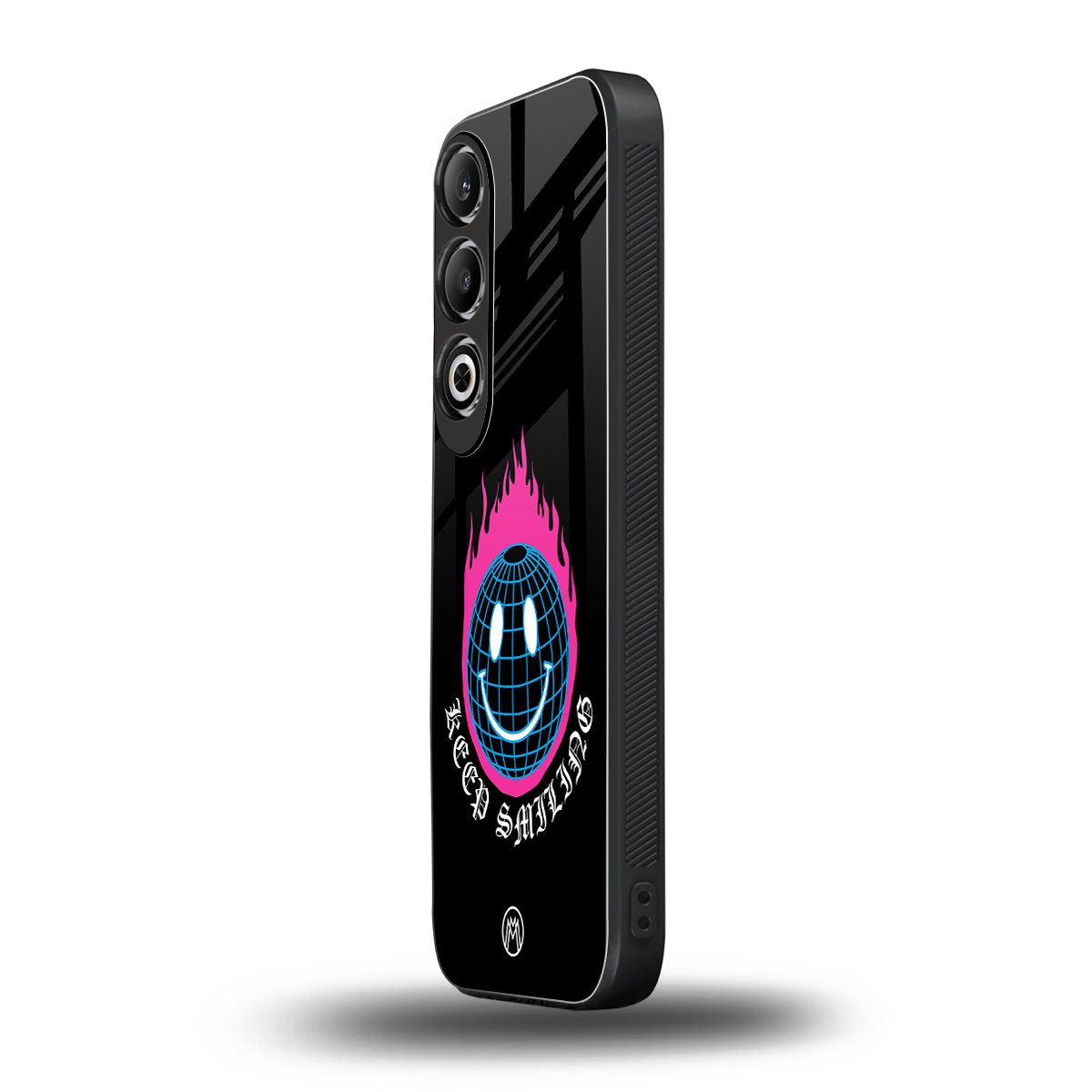 keep smiling back phone cover | glass case for oneplus nord ce 4