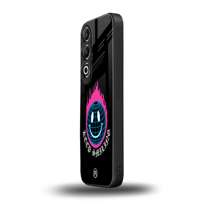 keep smiling back phone cover | glass case for oneplus nord ce 4