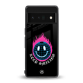 keep smiling back phone cover | glass case for google pixel 6 pro