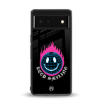 keep smiling back phone cover | glass case for Google Pixel 6A