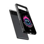 keep smiling back phone cover | glass case for Google Pixel 6A