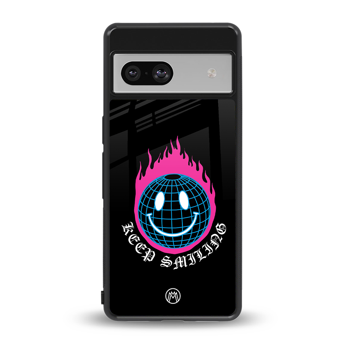 keep smiling back phone cover | glass case for Google Pixel 7A