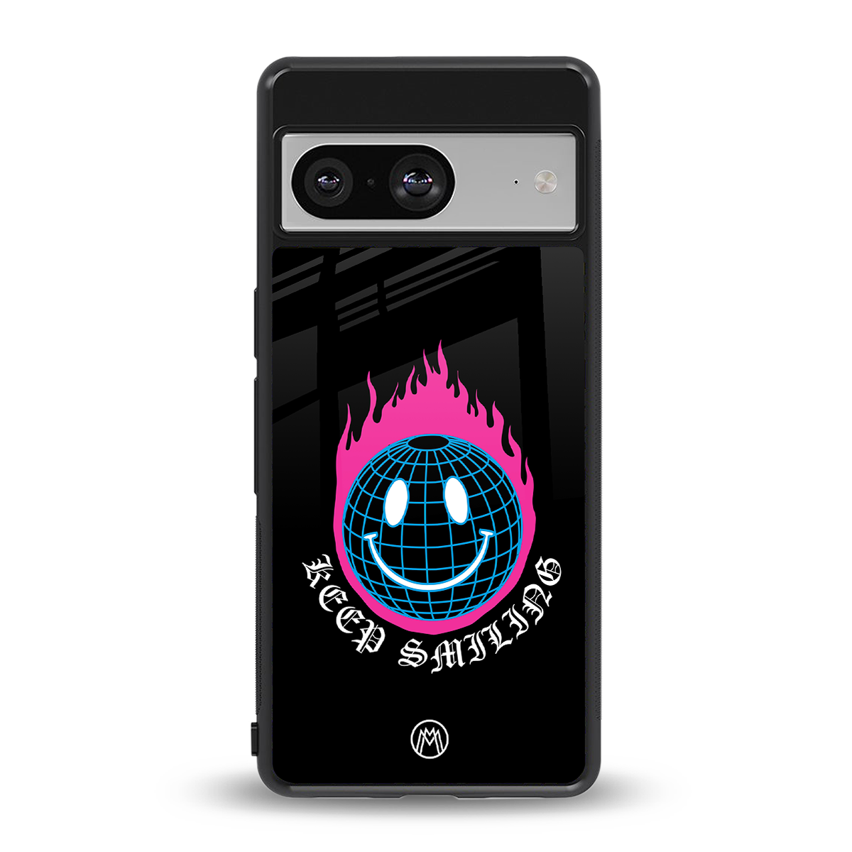 keep smiling back phone cover | glass case for Google Pixel 8
