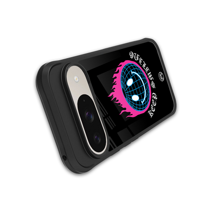 keep smiling back phone cover | glass case for google pixel 9
