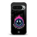 keep smiling back phone cover | glass case for google pixel 9 pro xl