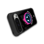 keep smiling back phone cover | glass case for google pixel 9 pro xl