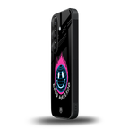 keep smiling back phone cover | glass case for samsung galaxy s25 plus
