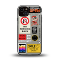 keep your mind open back phone cover | glass case for iphone 13