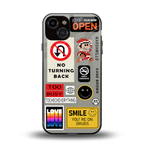 keep your mind open back phone cover | glass case for iphone 13