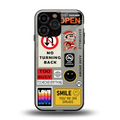 keep your mind open back phone cover | glass case for iphone 16 pro max
