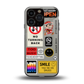 keep your mind open back phone cover | glass case for iphone 16 pro