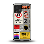 keep your mind open back phone cover | glass case for nothing phone 2