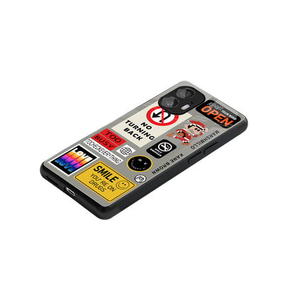 keep your mind open back phone cover | glass case for nothing phone 2