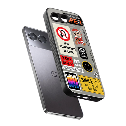 keep your mind open back phone cover | glass case for oneplus nord 4
