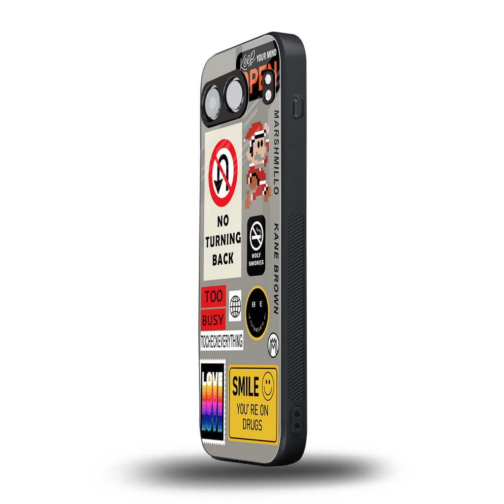 keep your mind open back phone cover | glass case for oneplus nord 4