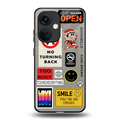 keep your mind open back phone cover | glass case for oneplus nord ce 3