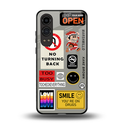 keep your mind open back phone cover | glass case for oneplus nord ce 4 lite