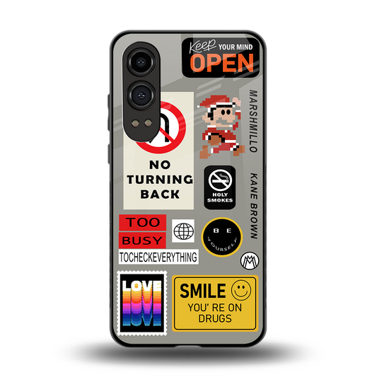 keep your mind open back phone cover | glass case for oneplus nord ce 4 lite