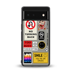 keep your mind open back phone cover | glass case for google pixel 6