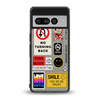 keep your mind open back phone cover | glass case for google pixel 7 pro