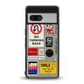 keep your mind open back phone cover | glass case for Google Pixel 7