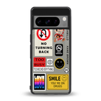 keep your mind open back phone cover | glass case for google pixel 8 pro