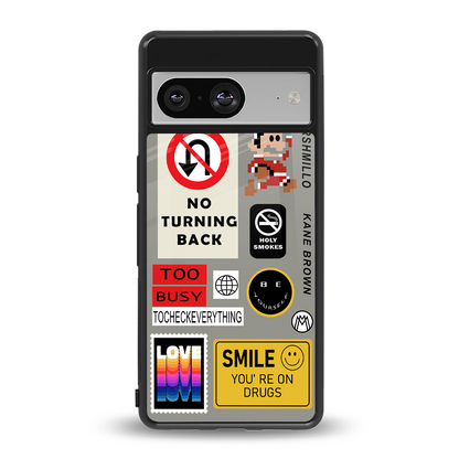 keep your mind open back phone cover | glass case for Google Pixel 8