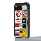 keep your mind open back phone cover | glass case for google pixel 9