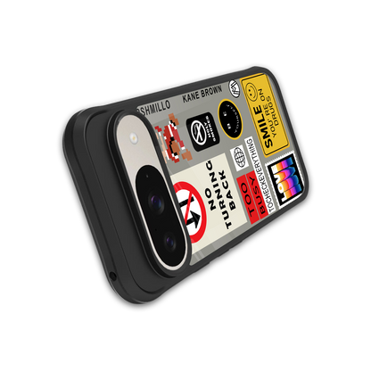 keep your mind open back phone cover | glass case for google pixel 9