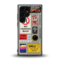 keep your mind open back phone cover | glass case for samsung galaxy s23 ultra