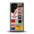 keep your mind open back phone cover | glass case for samsung galaxy s25 ultra