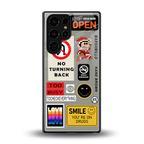 keep your mind open back phone cover | glass case for samsung galaxy s25 ultra
