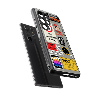 keep your mind open back phone cover | glass case for samsung galaxy s25 ultra