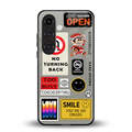 keep your mind open back phone cover | glass case for samsung galaxy s24