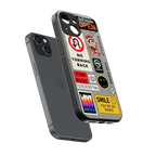keep your mind open back phone cover | glass case for iphone 15