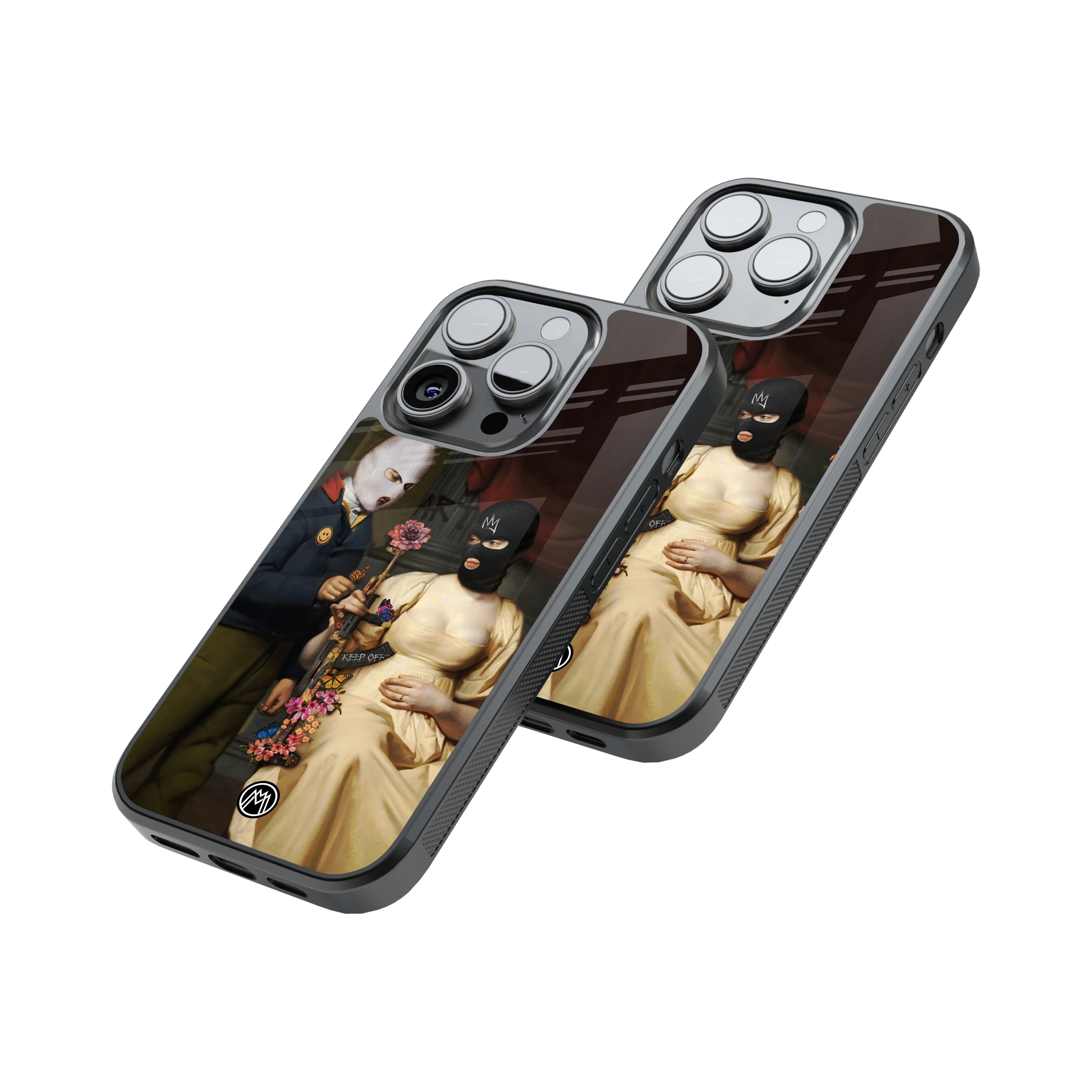 Protective Glass Back Phone Case Compatible with iPhone, Samsung, OnePlus, Pixel & More